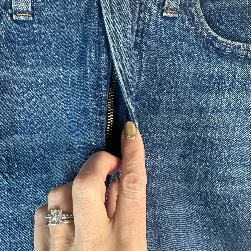 Madewell The Perfect Vintage Jean 28T Tall High Rise Straight Leg Denim - Picture 8 of 10